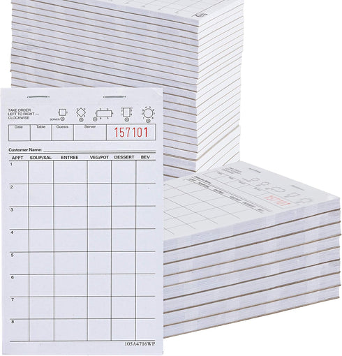 Stock Your Home White Guest Check Pads (100 Count) - 1 Part