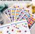 Clever Fox Planner Fitness Sticker Set, 16 Sheets of 841+ Unique Stickers for Monthly, Weekly & Daily Planning