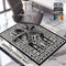 DECOLURE 36"x48" Office Chair Mat for Hardwood Floor, Noise Reducing Anti-Slip Floor Protector, Aztec Tribal Design