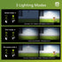 120 Lights,3 Philips Solar Lights Motion Sensor Outdoor, LEDs Solar Powered Security Lighting Modes, Waterproof Wall