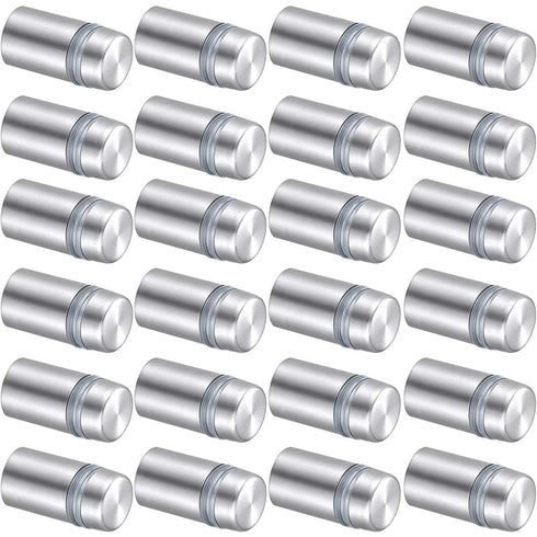 1/2 x 3/4 Inch Sign Standoff Screws, Stainless Steel Wall Standoff Mounts for Glass Acrylic Signs