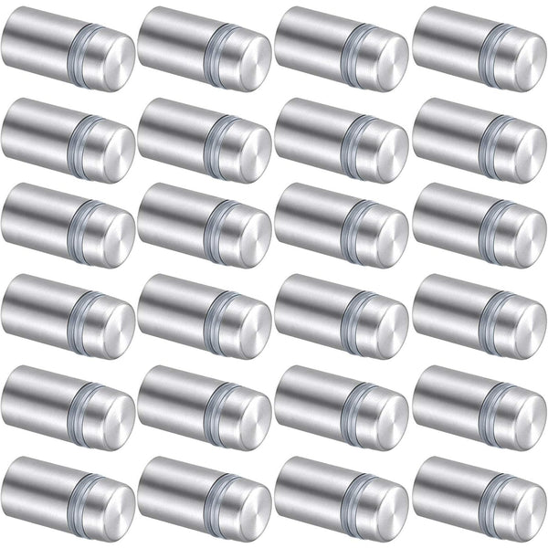 1/2 x 3/4 Inch Sign Standoff Screws, Stainless Steel Wall Standoff Mounts for Glass Acrylic Signs