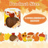 Whaline 66FT Fall Bulletin Board Borders Autumn Leaves Pumpkin Squirrel Hedgehog Sunflower Rain Boots Mushroom Border Trim Thanksgiving Bulletin Board Decal Sticker for School Classroom Wall Decor
