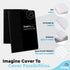 Enday Graph Paper Composition Notebook, Hard Cover, 100 Sheets, 4 Squares Per Inch, 2 Pack for School Journal and Office