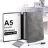 Whiteboard Notebook, Portable Dry Erase White Board Book, Reusable Double-Sided Meeting Notebook with Marker Pen
