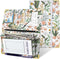 YeeCASE 2Pack Flower Server Book for Waitress with Zipper Pouch, Fits Waitress Apron,Receipt