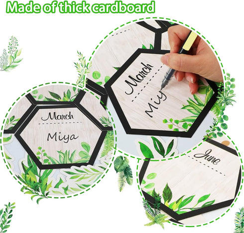 Simply Boho Happy Birthday Bulletin Board Set - Birthday Decorations for Classrooms, Cutouts for Calendars