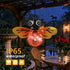 MAXTHOT Bee Garden Decor with Bouncy Springs Pendant Lights Birthday Gifts for Women Mom Grandma,Hanging Solar Lights