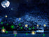 Wskvlcg 9 (2 Pack) Solar Powered Firefly Lights, LED Automated Pulsating String Chasing Firefly Lights Lantern Solar