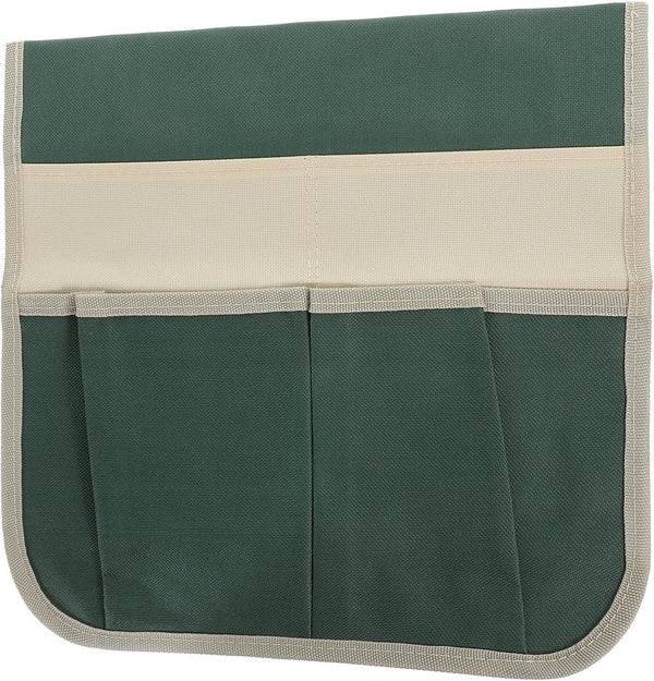 Garden Kneeler Seat Tool Bag with Striped Pattern Multifunctional Kneeling Bench Pouch