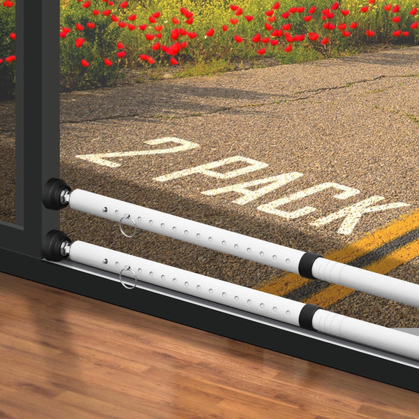 PBHEPJ Sliding Door Security Bar, 18.5-51 inch Adjustable Patio Door Security bar with