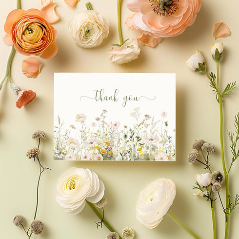 Envelopes,20Pack 4x6 Set,Perfect slapaflife Floral Thank You Cards With - Thank You Cards Bulk For All Occasions,incl.