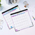 Magnetic Calendar for Fridge - Magnetic Calendar 2024,Jan.2024 - Dec.2024, 10'' x 10'', 2024 Fridge Calendar with 6 Topic Design,Ruled Blocks by Artfan