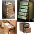 V3VOGUE 6 Linear Slide Bearing - Kitchen Cabinet Drawer Slides,for Desk, Wardrobe, Bedside Table, Dresser,Linear Slide