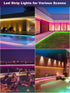 Ledagic 98ft (1 Ip65 Outdoor Led Strip Lights Waterproof Roll), Outside Led Light Strip Waterproof with Remote and App