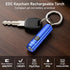 3 Blukar Rechargeable EDC Flashlight, Mini Keychain Flash Light with Lighting Modes, Memory Function, Waterproof