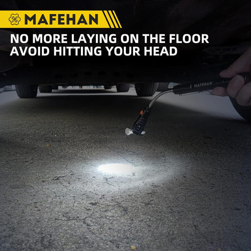Father's Day Gifts for Dad, MAFEHAN Magnetic Pickup Tool, Telescoping Magnetic 3 LED Flashlight, Gifts for Men