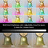 GEEZO Vintage Battery Operated Wall Sconce, with Rechargeable Battery Powered Wall Light with Remote Control