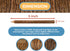 BSIRI Rustic Twig Wooden Graphite Pencils, 12-Pack, Birch Tree, Camping Decorations, Novelty Gifts for Kids