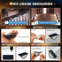BKBB PPBB (10, Solar Step Lights for Outside, Solar Stair Lights Outdoor Waterproof, Deck Step Lights for Fence, Patio