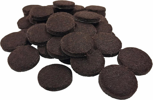 Shepherd Hardware 9822 1-Inch Self-Adhesive Felt Furniture Pads, 4-Pack, Brown