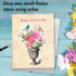 The Best Card Company Big Mother's Day Card, 8.5 x 11 Inch, Floral Card for Mom, Beautiful Flowers