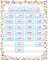 Teacher Created Resources Confetti 10 Pocket Chart (34" x 44"), TCR20328 by Teacher Created Resources