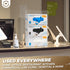 Storage Standard Countertop, Triple Glove Box Holder Dispenser - Kitchen, Medical, & Latex Glove Holder Wall Mount