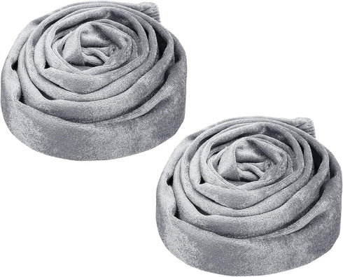 PATIKIL 1.97" x 6Ft Chandelier Chain Cord Cover, 2 Pcs Velvet Cloth