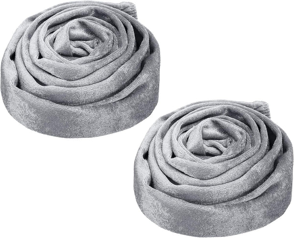 PATIKIL 1.97" x 6Ft Chandelier Chain Cord Cover, 2 Pcs Velvet Cloth