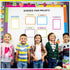 Aurtho 99 60 24 8 7 Pcs Science Fair Board Supplies Trim Scalloped Bulletin Board Borders Presentation Subtitles