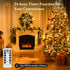 4-Pack 132FT 400LED 8 White(33ftx4) Fairy Lights Battery Operated with Timer&Remote, Waterproof Twinkle Lights Indoor