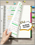 SUNEE Graph Paper Notebook, 300 Pages, 5 Subject, 8.2"x10.8", 5 x 5mm Grid, 5 Pocket Colored Dividers, 3-Hole Punched