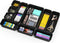 Simple Houseware Black Desk Drawer Organizer, 10 Pack (3S, 3M, 3L, 1XL)