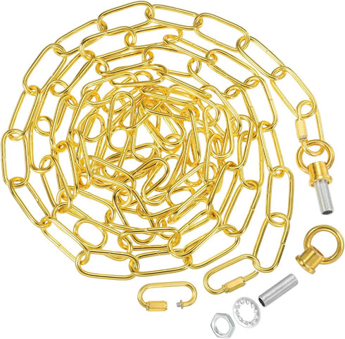 PATIKIL 10 Feet Lighting Chain for Hanging Lamp, Chandelier Chain Light Fixture