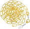 PATIKIL 10 Feet Lighting Chain for Hanging Lamp, Chandelier Chain Light Fixture