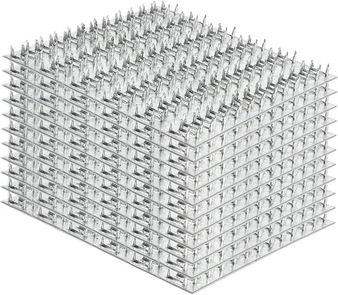 Truss Plates 6x6 Inch - Pronged Mending Plate with Nail Teeth for Roofing Wood Connector, 10 Pcs