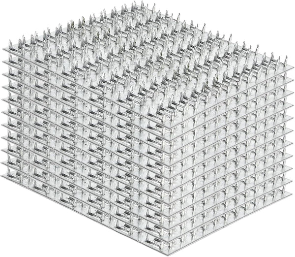 Truss Plates 6x6 Inch - Pronged Mending Plate with Nail Teeth for Roofing Wood Connector, 10 Pcs