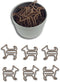 Scottie Dog Shaped Paper Clips, 40 Count in Silver Tin and Gift Box, Great for Dog Lovers and Paper Clip Collectors