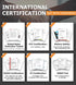 037 6.0 1500mAh 30dB 120H PROHEAR Bluetooth Hearing Protection Headphones with Rechargeable Battery, SNR Safety Noise