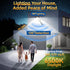 11-Inch Garden(2 Pack) Solar Street Light Outdoor, Solar Powered Street Light with Motion Sensor & Remote Control, Dusk