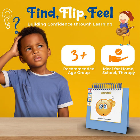 Thought-Spot I Know What to Do Flipbook | Emotions Wheel & Feelings Chart | Emotional Regulation Tool for Home, Class