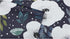 HAOKHOME 93245-3 Peel and Stick Floral Wallpaper 17.7in x 9.8ft Navy/White/Blue