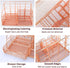 Office Desk Organizers, Rose Gold 13PCS Supplies and Accessories, Acrylic Stapler, Clips, Scissor, Tape Dispenser