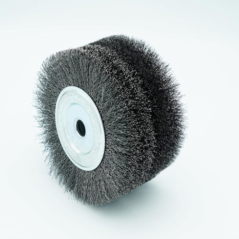 6inch Bench Wire Wheel Brush Set for Rust, Burr, Paint, and Corrosion Removal, 4 Pieces