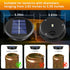 4 Pack 2 3.34 Inch, 2.83 Inch) Replacement Solar Light Parts for Lantern Solar Light Replacement Tops Waterproof LED