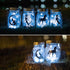 ZNYCYE Solar Mason Jar Lights - 6 Pack 30 LED Waterproof Fairy Firefly Jar Lids String Lights for Outdoor Decoration