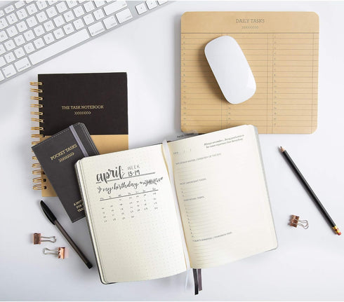 C.R. Gibson Medium Bound Guided and Dot Grid Journal, 240 Pages, 6'' W x 8.5'' H