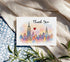 KoKi9xxGifts Watercolor Nyc Skyline Card - Thank You Card - New York City Greeting - Funny Travel Keepsake - Thanks