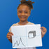 Flipside Products 9" x 12" Two-Sided Magnetic XY Axis Dry Erase Learning Mat, Economical Education Learning, Graph, 12